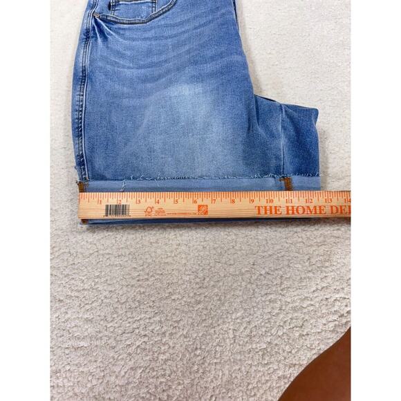 Judy Blue Denim Shorts High Rise Cuffed Hem Women 3XL Stretch Tummy Control - Picture 3 of 13